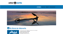 Desktop Screenshot of ankerwerke.de