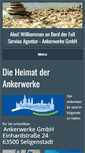 Mobile Screenshot of ankerwerke.de